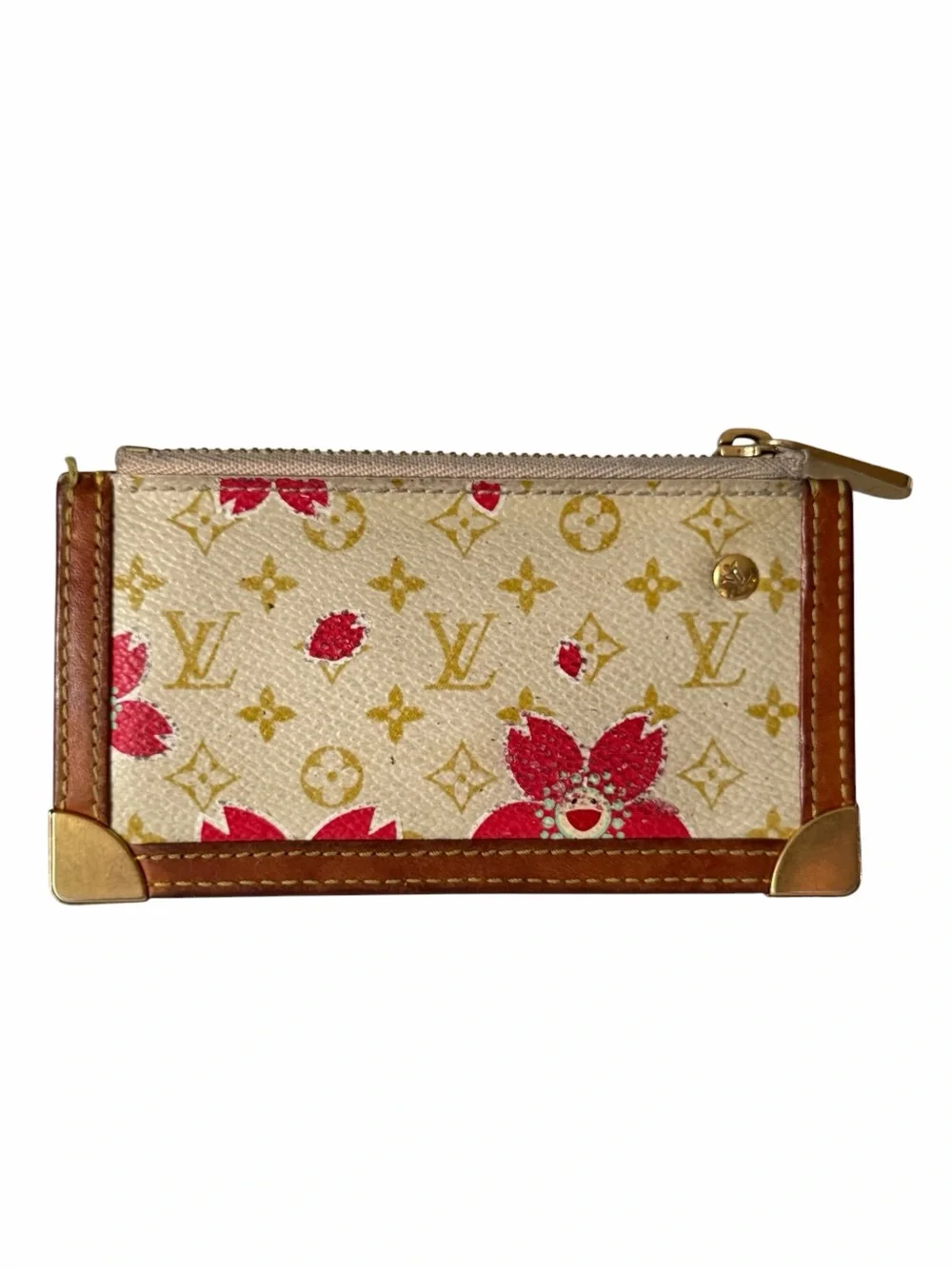 Louis Vuitton Murakami Cherry Blossom Coin Pouch / Key Pouch – Collector Piece